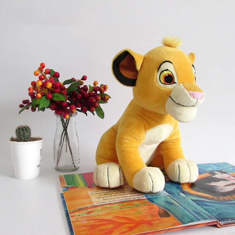 

New Good Quality Cute Sitting High 26cm Simba The Lion King Plush Toys Soft Stuffed Animals Doll For Children Gifts 20F0629