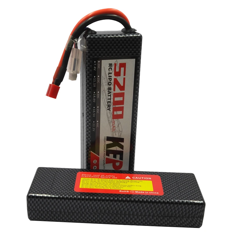 2s Высокая мощность 1 шт. 2 3 RC Lipo батарея 2S 7 4 V 5200mAh 35C Жесткий Чехол для