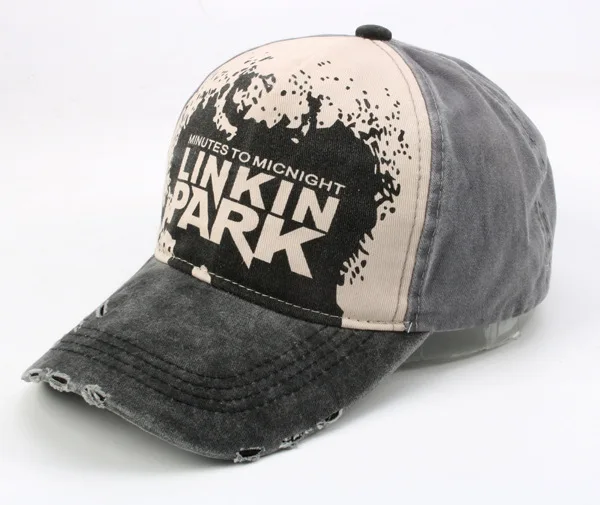 Linkin Park бейсбольная кепка для мужчин и женщин в стиле хип-хоп, уличная бейсболка, повседневная Кепка, регулируемая промытая бейсболка