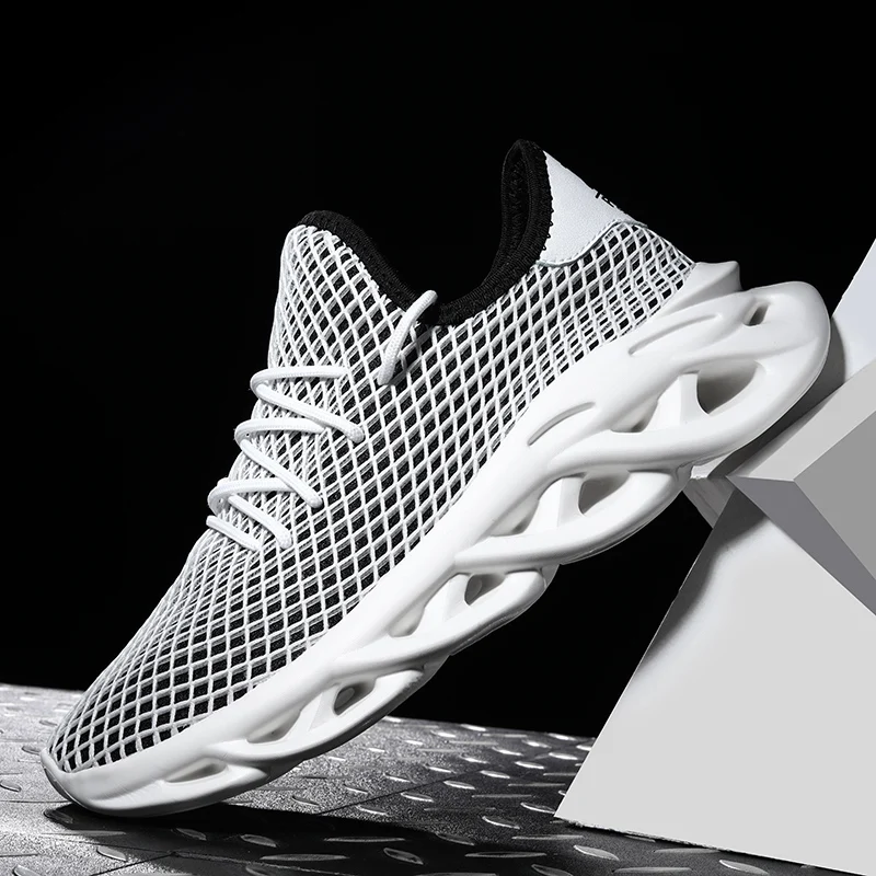 

2019 New Sport Shoes Men Sneakers Fly Comfortables Mesh Breathable Non-slip Outdoor Running Lightweight Shoes Zapatilla Hombre