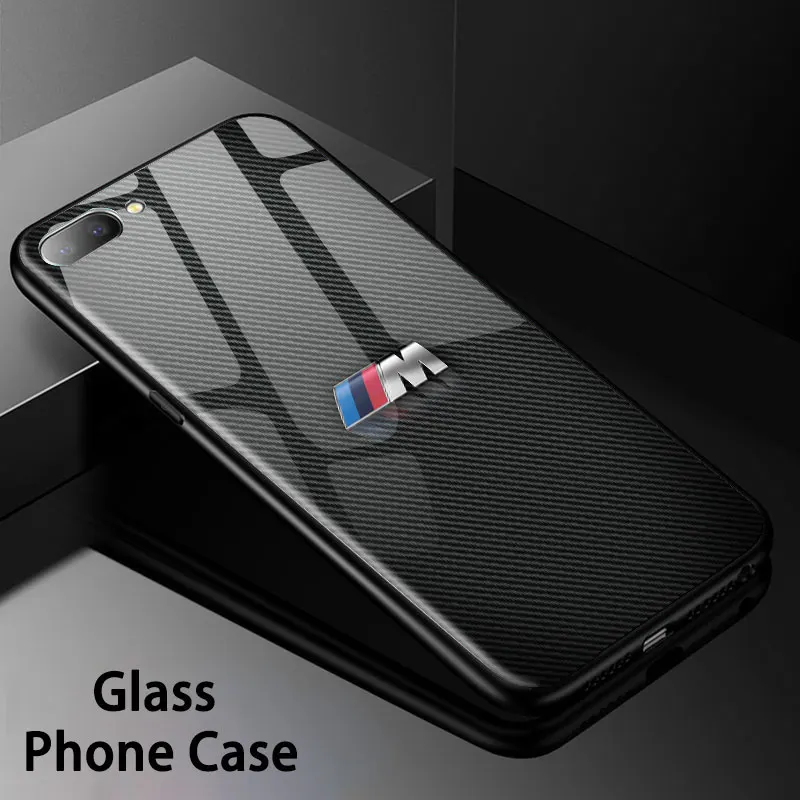 Klarketong Cool Tempered Glass Car BMW Phone Case For iPhone Xs MAX XR X 7 8 6 6S Plus Back Cover Cases Klarketong Cool Tempered Glass Car BMW Phone Case For iPhone Xs MAX XR X 7 8 6 6S Plus Back Cover Cases