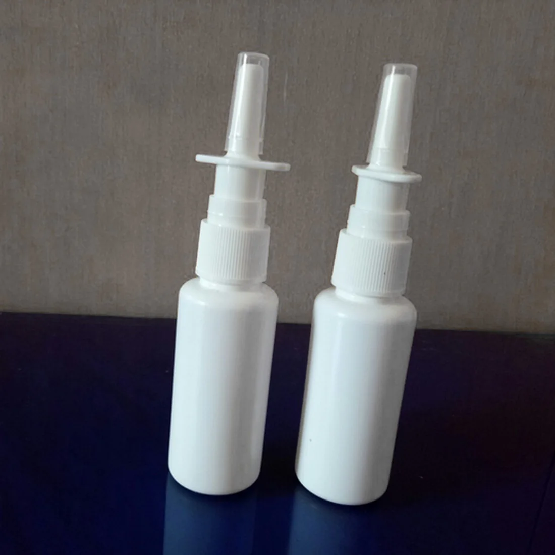 

10ml White Empty Medical Packaging Plastic Nasal Spray Bottles Pump Sprayer Mist Nose Spray Refillable Bottle For Lotion