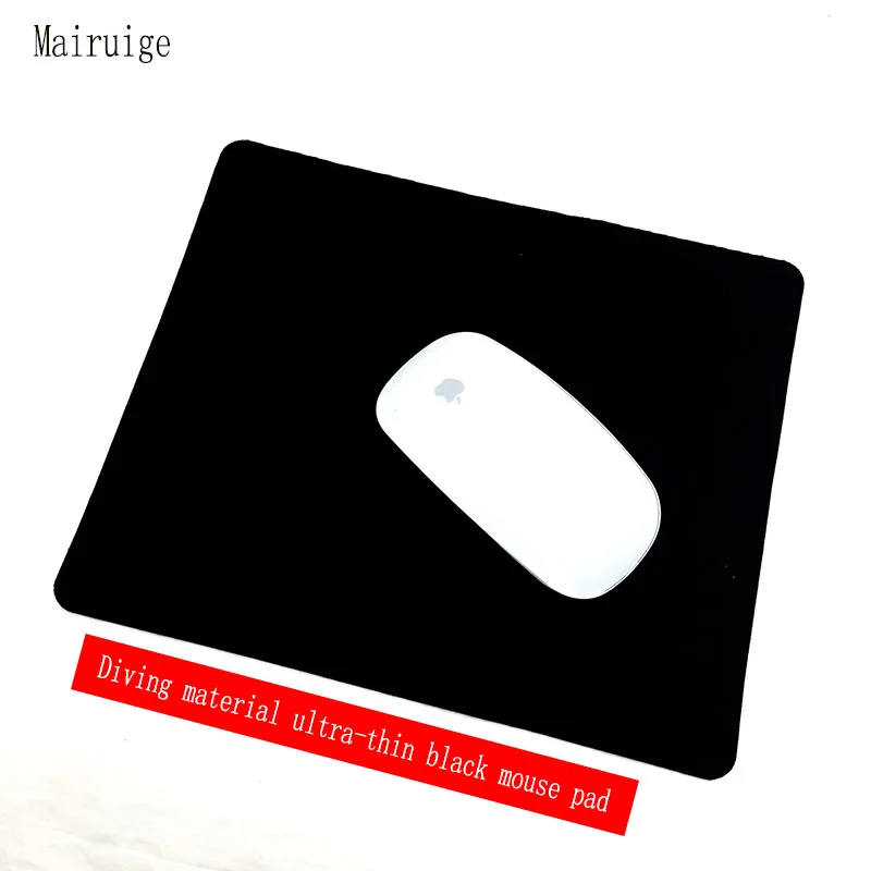 Mairuige black PC gaming mouse pad 22X18/24X20X0.12CM diving material anti-skid computer mouse pad for dota2 Star Wars csgo mat