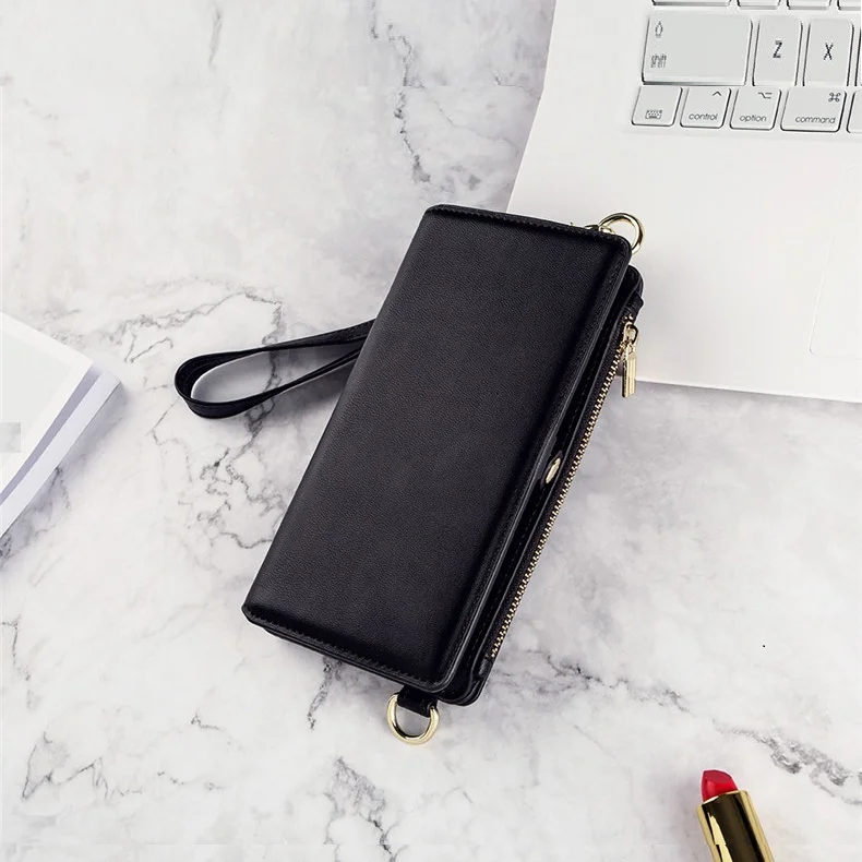 

XS MAX Multifunctional mobile phone case cover bag For iphone Xs max xs xr XR 7 8 6s plus Kickstand Card Holder wallet hand Bag