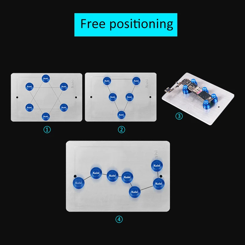kaisi Newest Universal Magnetic DIY Fixture PCB Board Work Station Repair Tool kaisi Newest Universal Magnetic DIY Fixture PCB Board Work Station Repair Tool