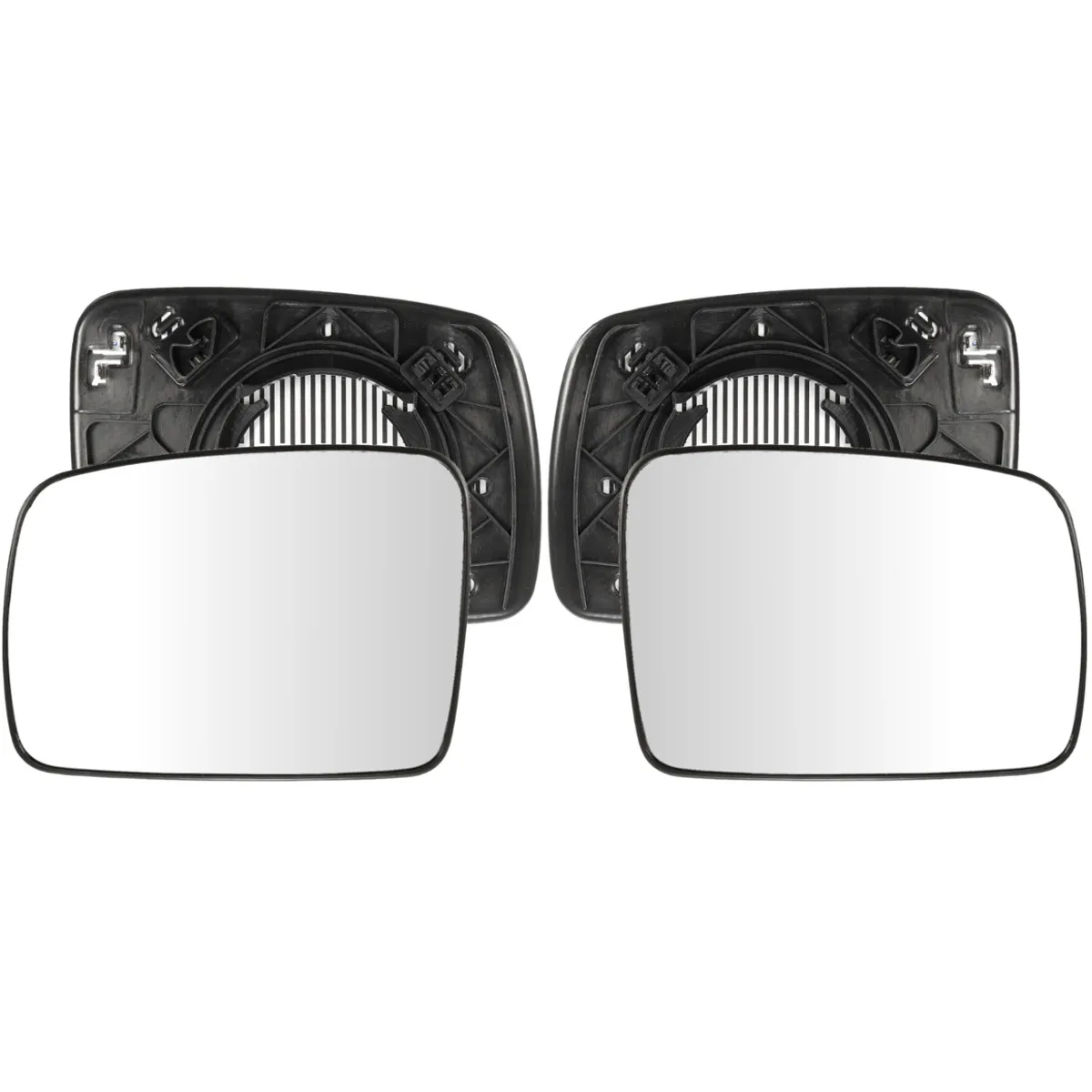 Left Side Wing Door Mirror Glass For Renault Clio MK3 2005-2009 Plate