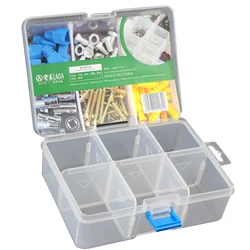 LAOA – boîte de rangement en PP, boîtes en plastique Transparent pour le rangement des bijoux, Kit d'outils, boîte à outils pour accessoires 