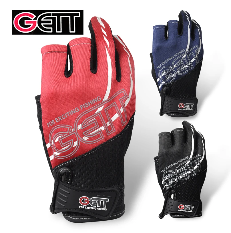 Fishing Gloves Japanese GETT Three finger Cut And Five fingered Cutting