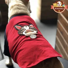 Японская и Корейская одежда для домашних животных, футболка, одежда для собак, кошек, Starling Teddy Schnauzer Puppies, летние футболки, товары для домашних животных