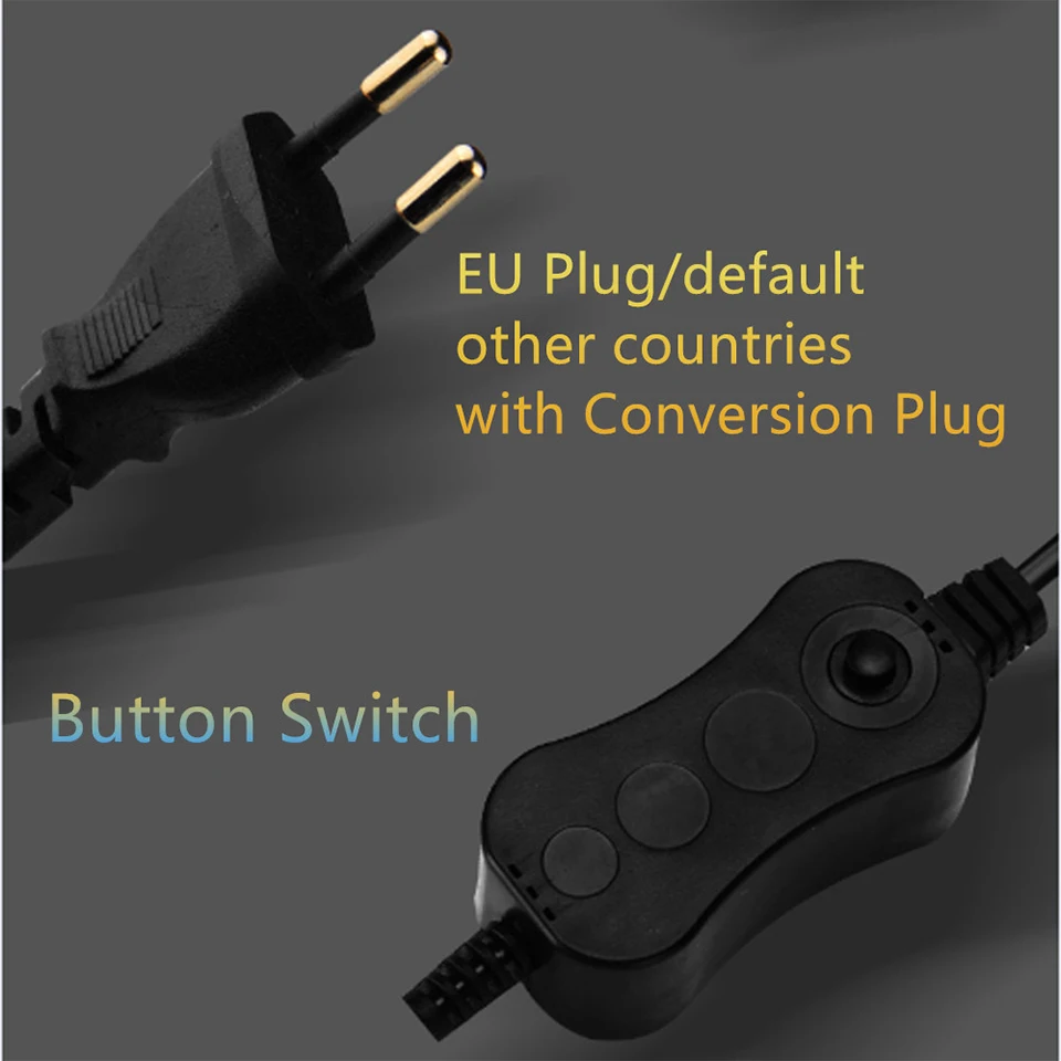 EU/US/AU/UK Plug Clip-on 10 Вт Светодиодный светильник для аквариума, светодиодный светильник для пресной воды, для аквариумов, рыбок, растений, светильник для выращивания