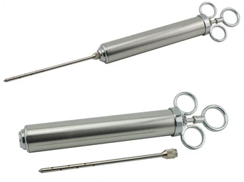 

cooking tools 1OZ BBQ injector , stainless steel 304 barbecue marinade needle manufacturers wholesale