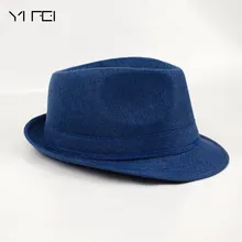 2018 marca nueva moda Floppy Jazz sombrero puro de las mujeres de los hombres grandes gorros con visera Inglaterra estilo clásico Formal sombrero Vintage gorros populares