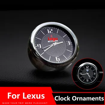 

Car Clock Ornaments Air Vents Outlet Clip sticker Logo For Lexus LS ES 300 350 IS LX RX GS GX Accessories