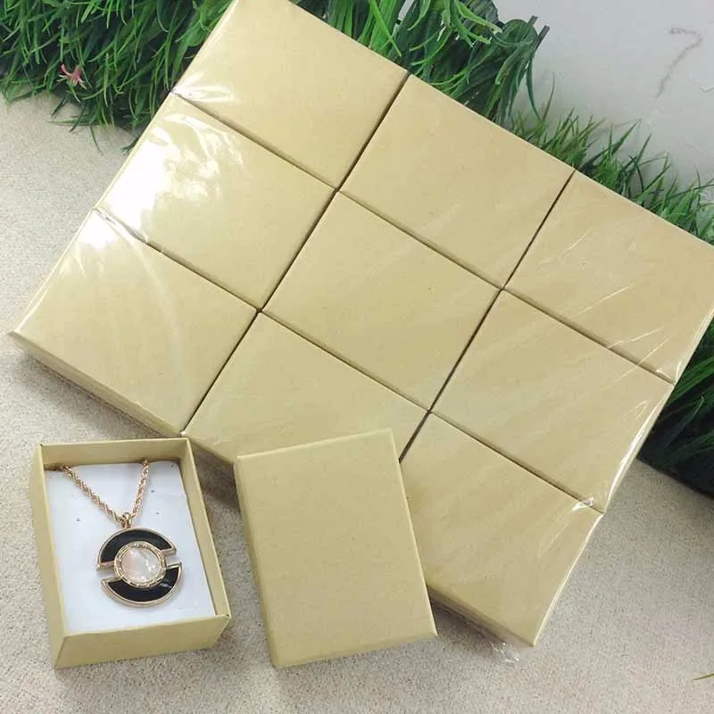 2017 Горячие озеро Буле Свадьба для высшего класса Упаковка ювелирных изделий Цепочки и ожерелья Дисплей упаковка в форме конверта