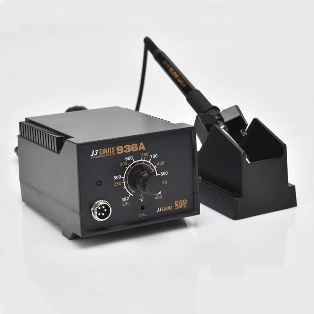 

JF936 220V JF936 upgrade candlestick Desk top electric iron digital display Adjustable Electrical maintenance tools