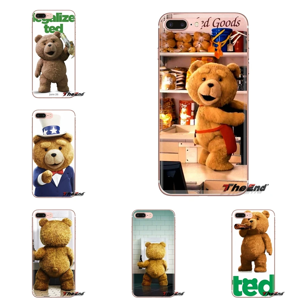 Ted Bear фильм Тед Kiss MY Butt Ass чехлы для телефонов Huawei G7 G8 P7 P8 P9 P10 P20 P30 Lite Mini Pro P Smart Plus 2017
