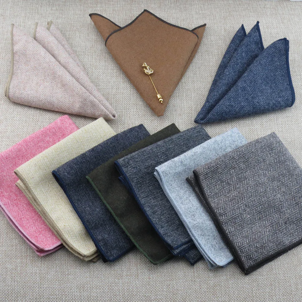 Feliavert Mens Suits Pocket Square Hankies High Quality Men Wedding