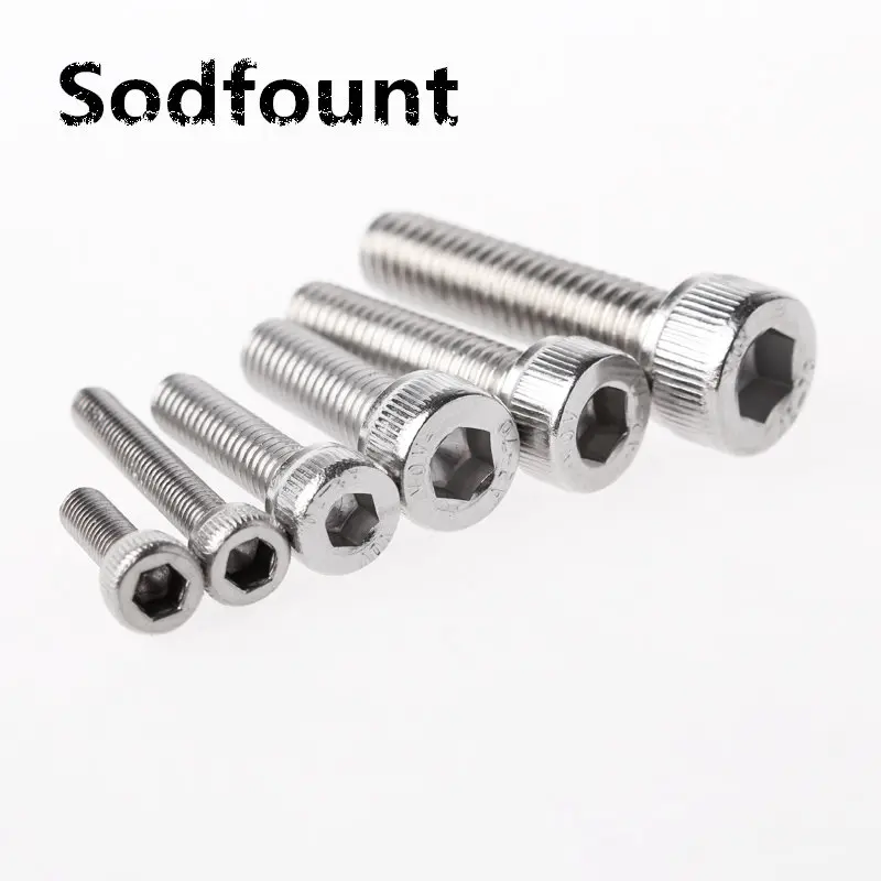 M1.6 M2 M2.5 M3 A2 STAINLESS STEEL ALLEN BOLT SOCKET CAP SCREWS HEX HEAD DIN 912