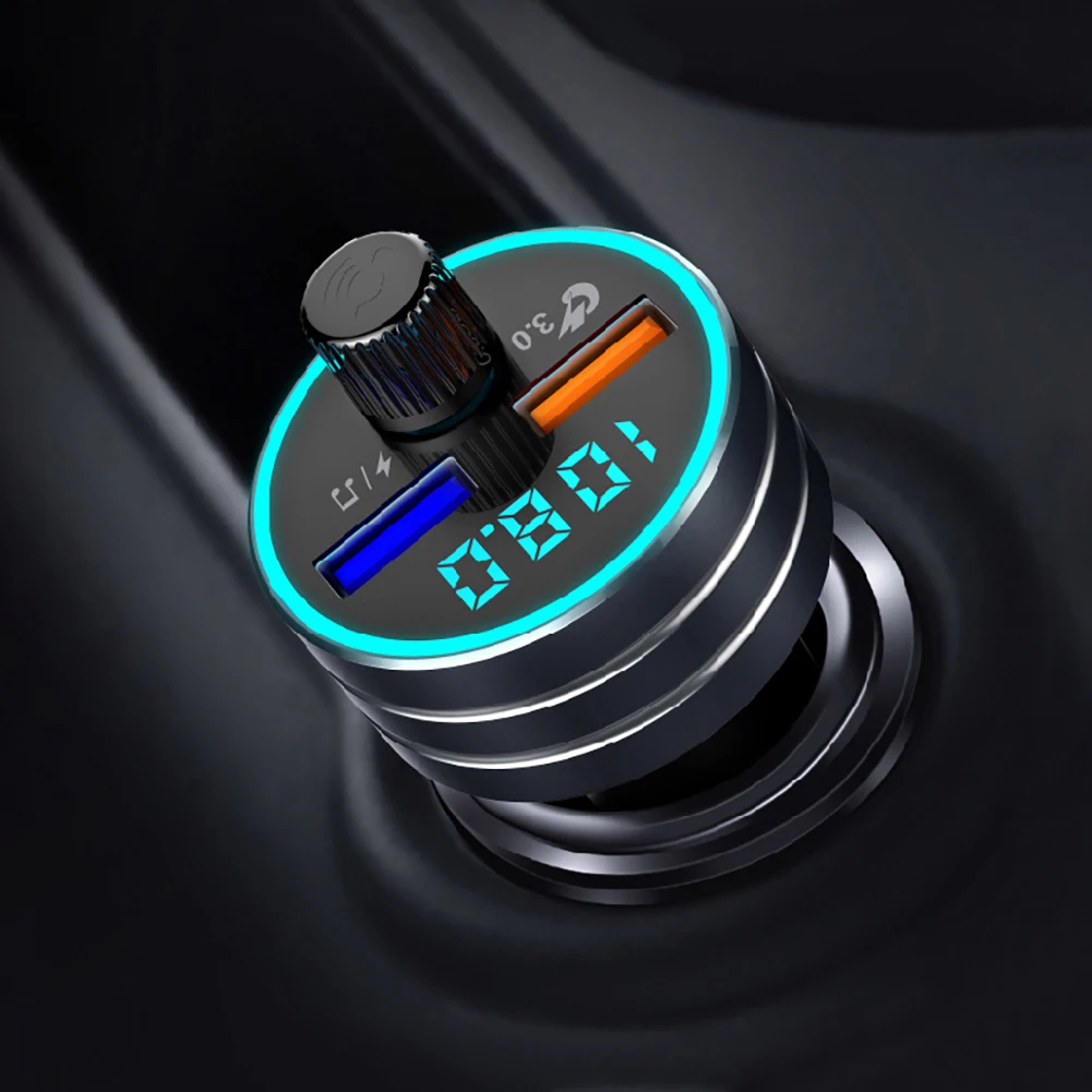 Новинка, Автомобильный MP3 плеер, Bluetooth, fm-передатчик, беспроводной, громкая связь, аудио приемник, 2.4A, двойной USB, быстрое зарядное устройство