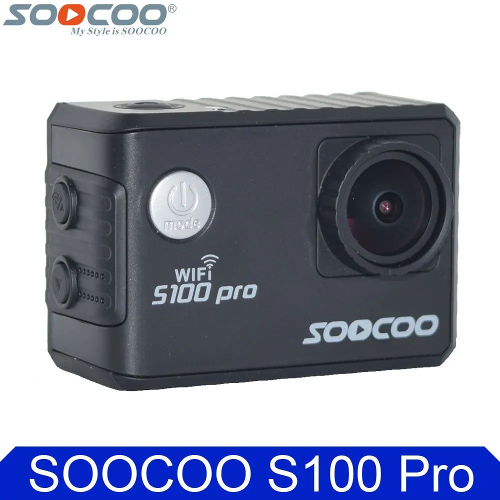 Soocoo на S100 Pro 4 К 24fps 2 30fps Wi Fi Сенсорный экран Действие Камера 1080 P Full HD гироскопа