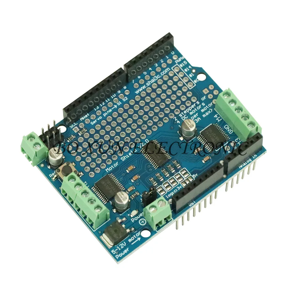 

TB6612 Motor/Stepper/Servo/Robot Shield PCA9685 I2C v2 Kit w/ PWM Driver