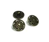 15mm&20mm bronze&silver Shank Button Metal Buttons Hollow Carved Flower Sewing Metal Buttons 20pcs 1