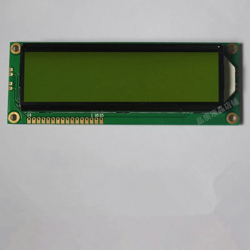 Большой размер 1602 16X2 символ ЖК-модуль дисплей экран LCM синий/желтый зеленый - Цвет: Yellow Green