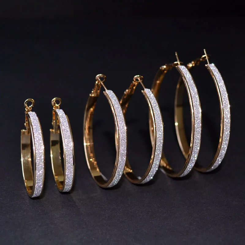 

Bling Glitter Hoop Earring for Women
