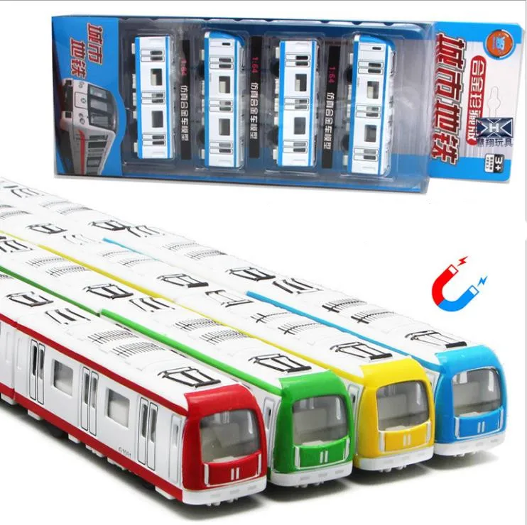 Игрушки из магнитного сплава в масштабе 1:64 модели машин металлического рельса