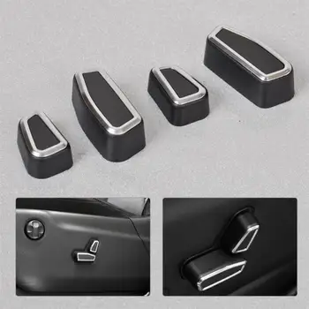

DWCX 4x Car Interior Stylings Front Seat Adjustment Switch Cover for Jeep Grand Cherokee Patriot Chrysler 2011 - 2013 2014 2015