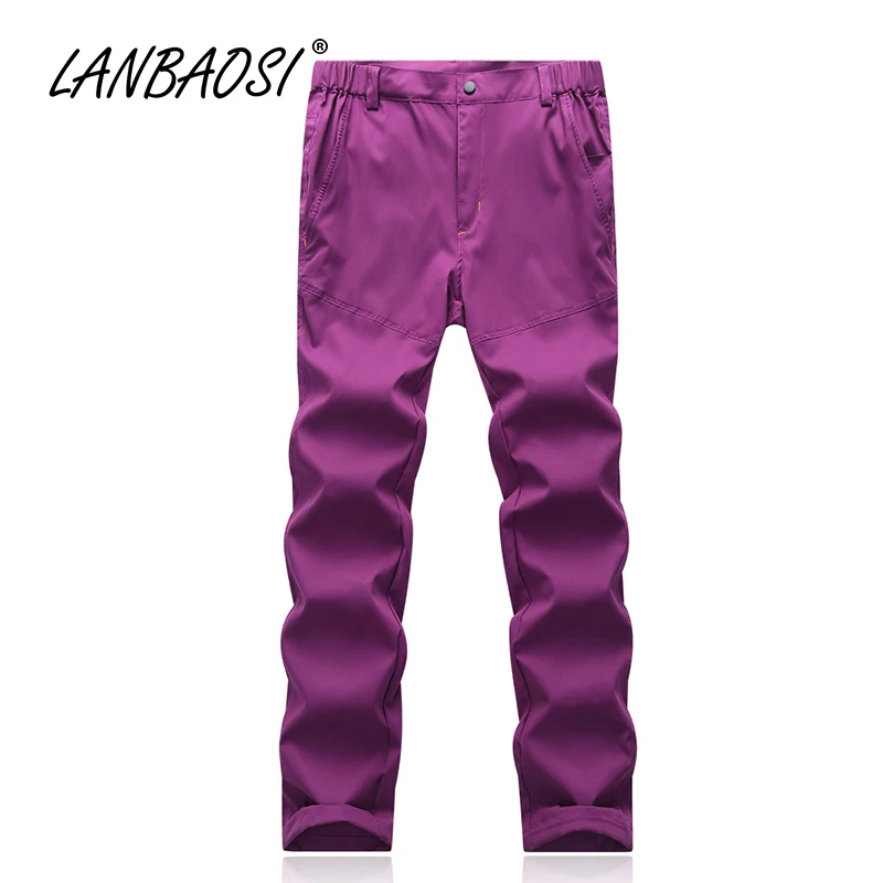 LANBAOSI Trekking pantalones para mujeres protección solar rápido seco Anti-uv resistente al agua senderismo viajar Mountaineer Pantalones LANBAOSI Trekking pantalones para mujeres protección solar rápido seco Anti-uv resistente al agua senderismo viajar Mountaineer Pantalones