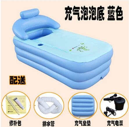 Ограниченная серия надувная ванна спа для взрослых складной Портативный Ванна надувная ванна с подушки+ электрический насос