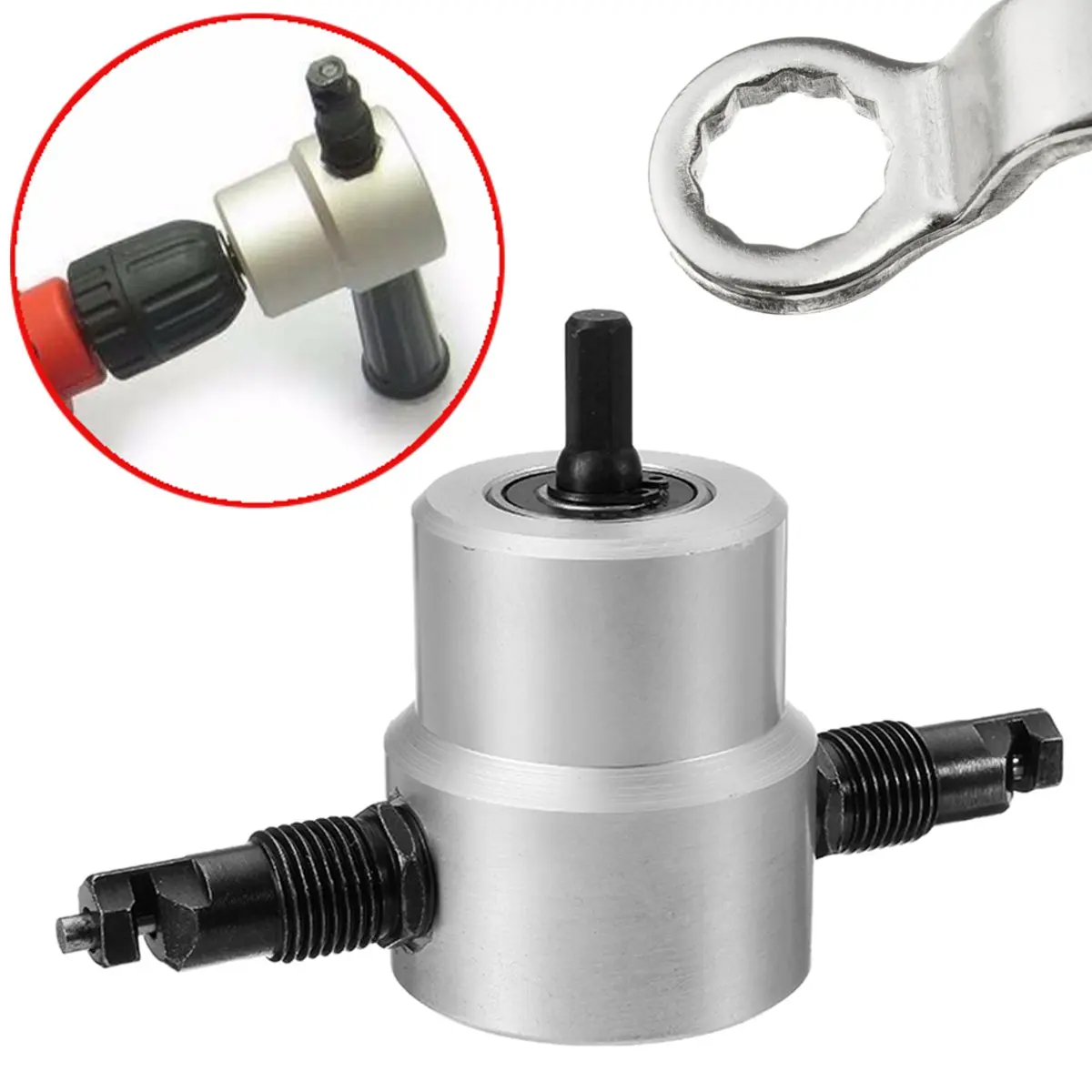 1PC Nibble Metal Cutting Double Head Sheet Nibbler Saw Cutter Tool