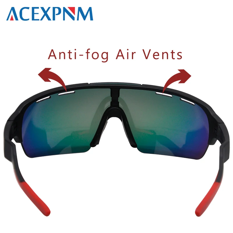 ACEXPNM Brand New Men Polarized Cycling Glasses Outdoor Sports Cycling Goggles TR90 Mountain Bike Cycling Sunglasses Eyewear