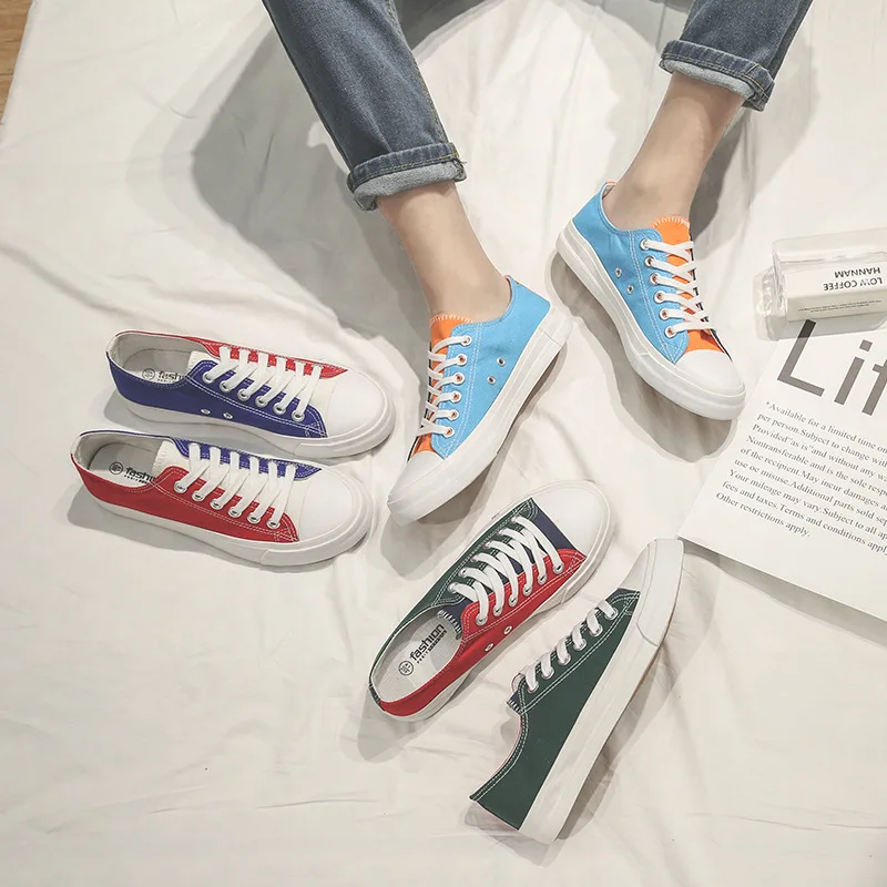 

Men Skateboarding Shoes 2019 New Patchwork Color Sneakers Casual Outdoor Walking Shoes zapatos de hombre Breathable Male Shoes