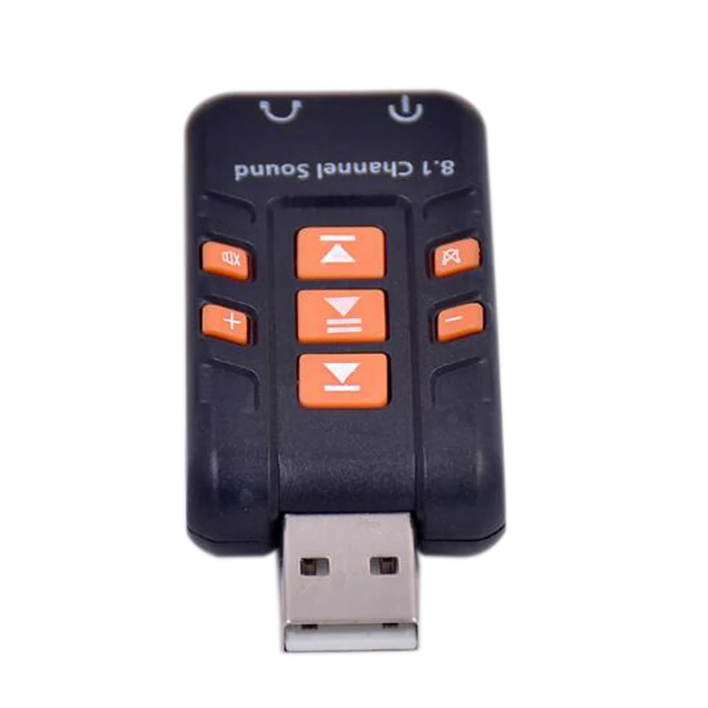 External sound card 8.1 Channel USB to 3D Audio sound adapter for PC