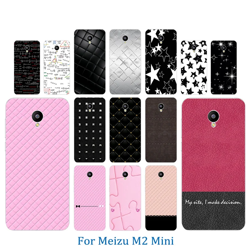 5.0 inchfor Meizu M2 Mini Phone Cases Soft TPU Clear Silicone Back Cover Colorful Pattern for Meilan Ultrathin Protect Shell |
