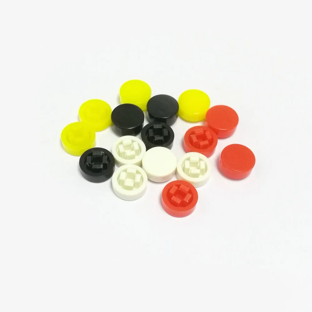 100pcs 5.6*6.9 round push button cap switch cap for 6*6mm square tactile switch