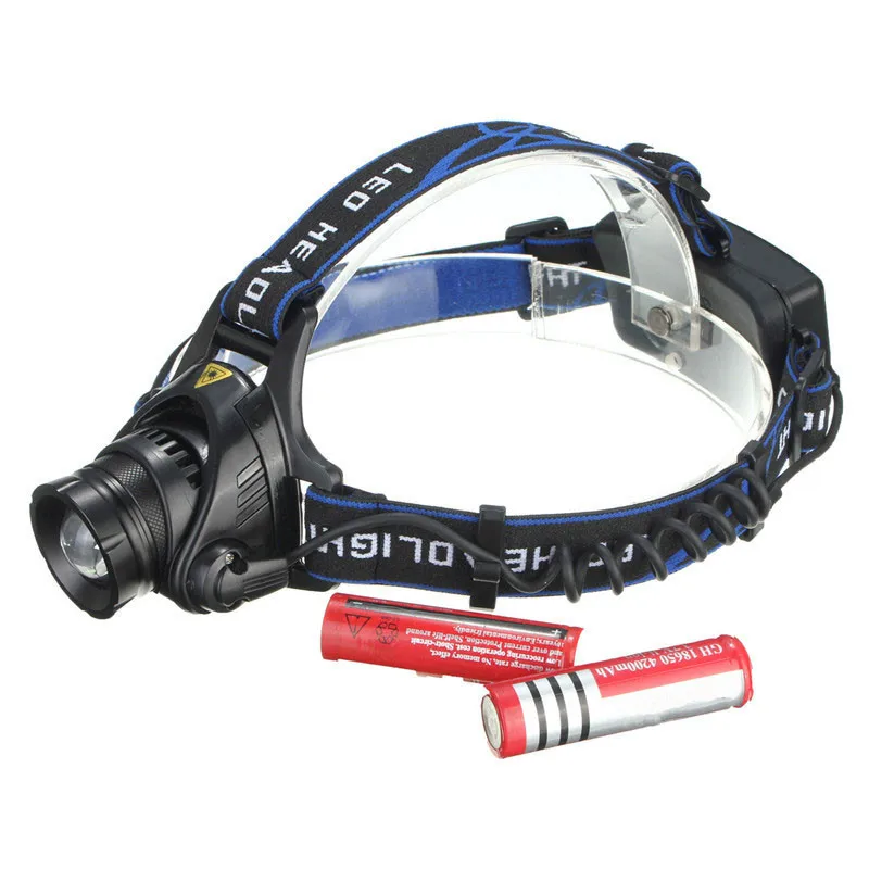 Adjustable Waterproof 2200LM 3 modes Zoomable T6 LED Headlight Headlamp
