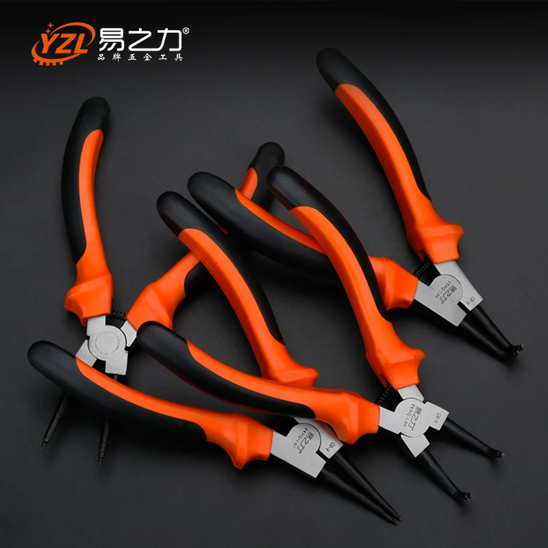 

Circlip Pliers Multitool External Internal Straight Bent Snap Ring Pliers Spring Installation And Removal Hand Tools