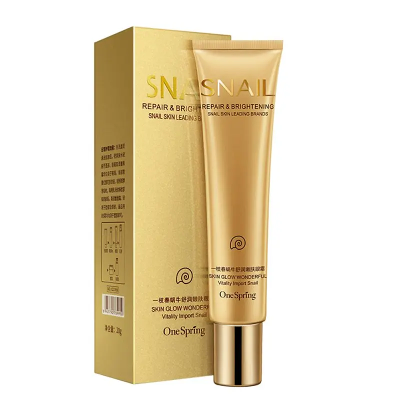 Eye Care Moisturizer Snail Essence Repair Eye Cream Whitening Moisturizing Anti aging Wrinkle