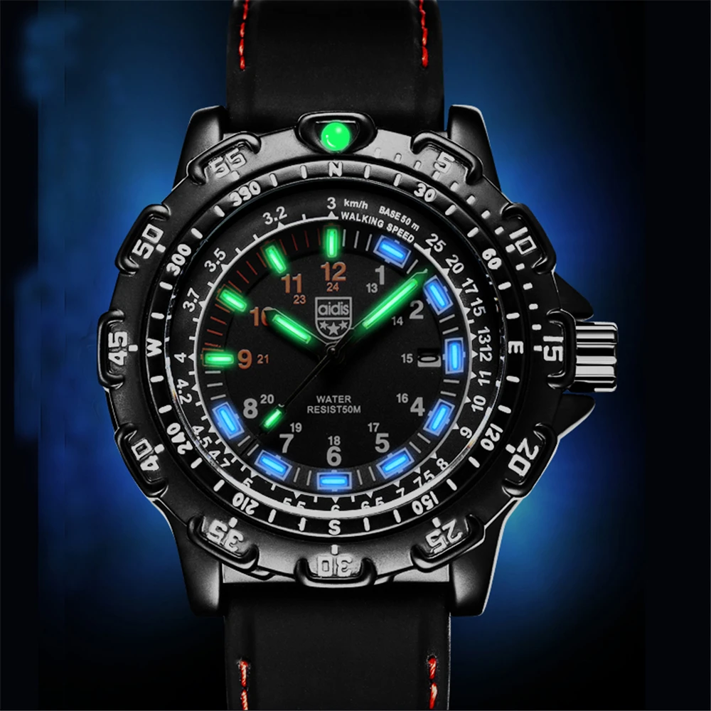 

Men Watch Top Brand Luxury Men's Luminous Waterproof Military Sport Watch Fashion Quartz Male Clock For Man Relogio Masculino