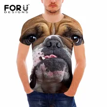 FORUDESIGNS/спортивные футболки для мужчин, тренировочные футболки с коротким рукавом, крутые мужские быстросохнущие футболки с принтом «бык», топы для бодибилдинга