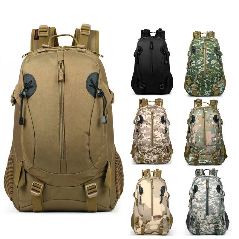 

Camouflage military tactical backpack climbing bag Waterproof outdoor rucksack Hiking Camping Hunting Trekking nylon bags