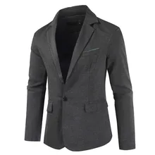 Men's New Fashion Body-Building Pure-Color Suit Business Simple Suit Coat Blazer Masculino Slim Fit Bridegroom Blazer#R