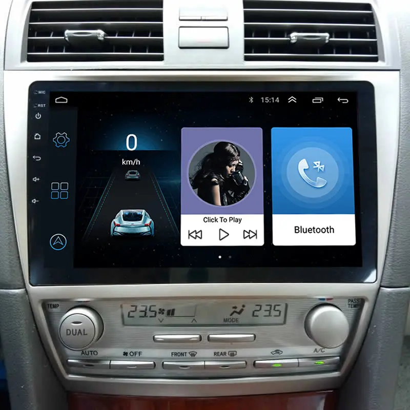 LEEWA 10 2 Bigger HD Screen Android 6 0 Quad Core Car Media Player With font