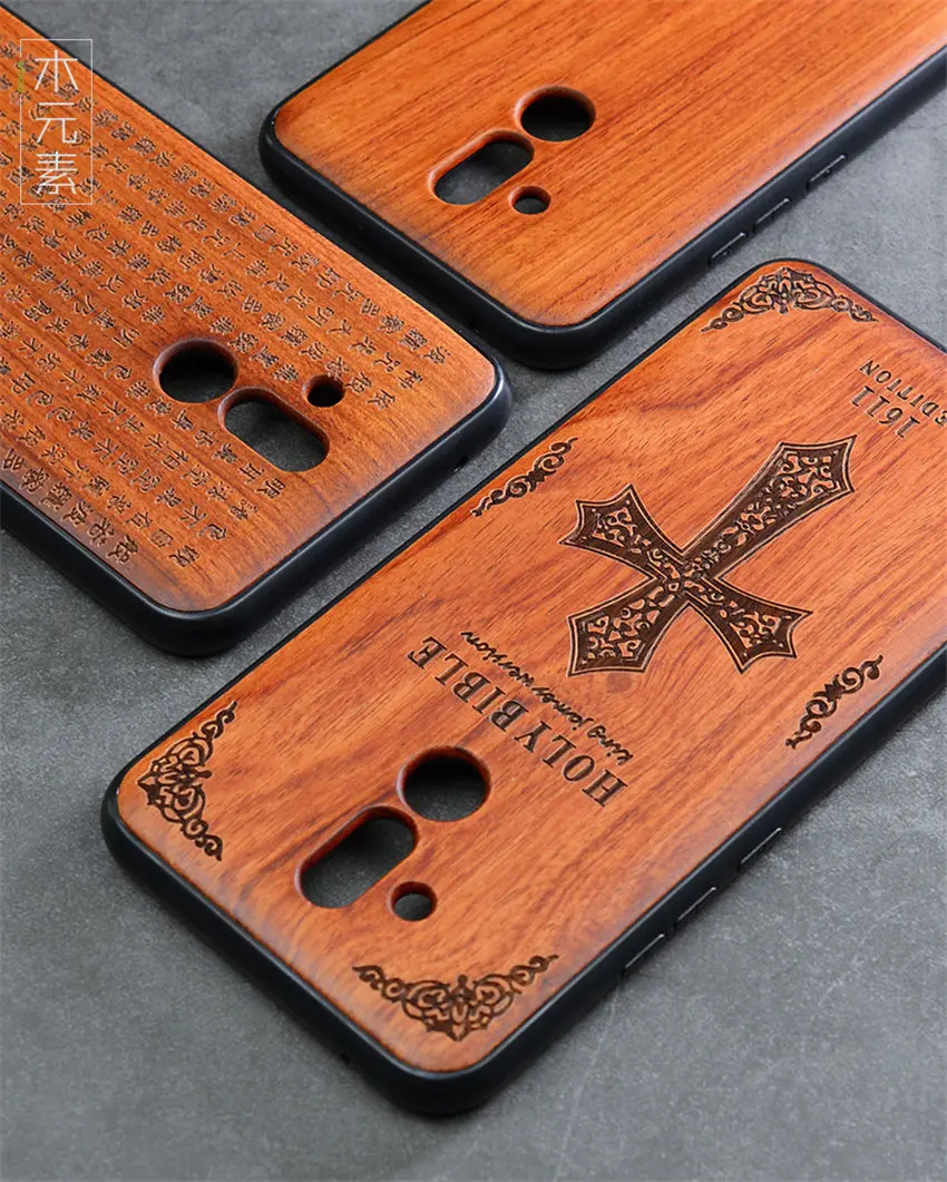 2018 New Huawei Mate 20 Lite Case Slim Wood Back Cover TPU Bumper Case For Huawei Mate 20 Lite Phone Cases Mate20 lite (1)