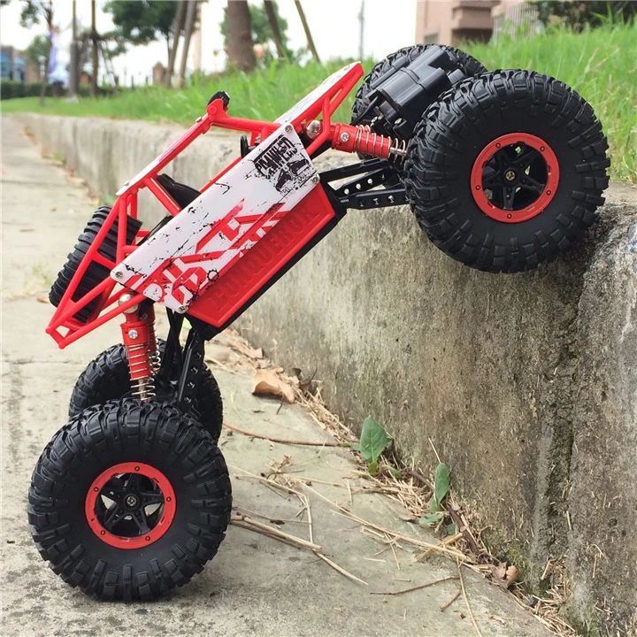 2.4G Remote Control Off-road vehicle Automobile Cross-country 4WD Climb Car Charge Motor-driven BOYS Toy Children Drift Rac