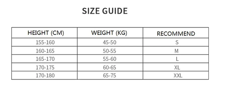 SIZE GUIDE