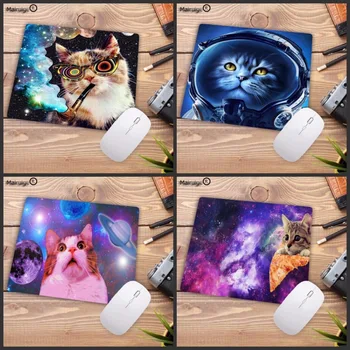 

Mairuige Funny Cute Space Cat Laptop PC Gaming Mice Play Mat Mousepad For Optical Laser Mouse Pad Wholesale And Retail 25X29 CM